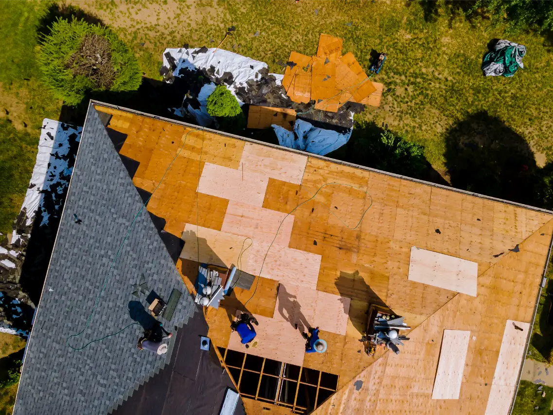 Completed roofing project by Mann Roofing and Remodeling in the Buffalo area